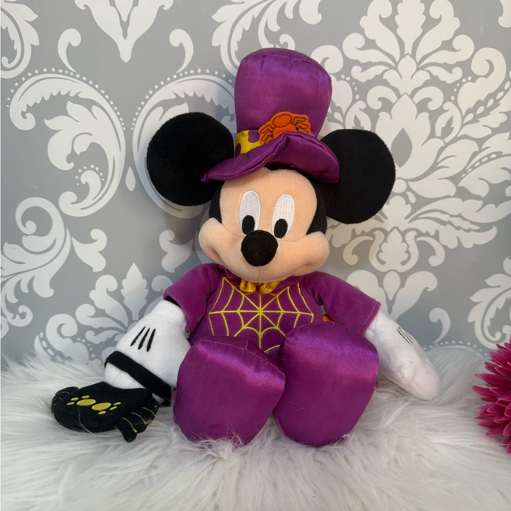 ▪️ Disney Store 2017 Mickey Mouse‎ Spider Trick Or Treat Plush